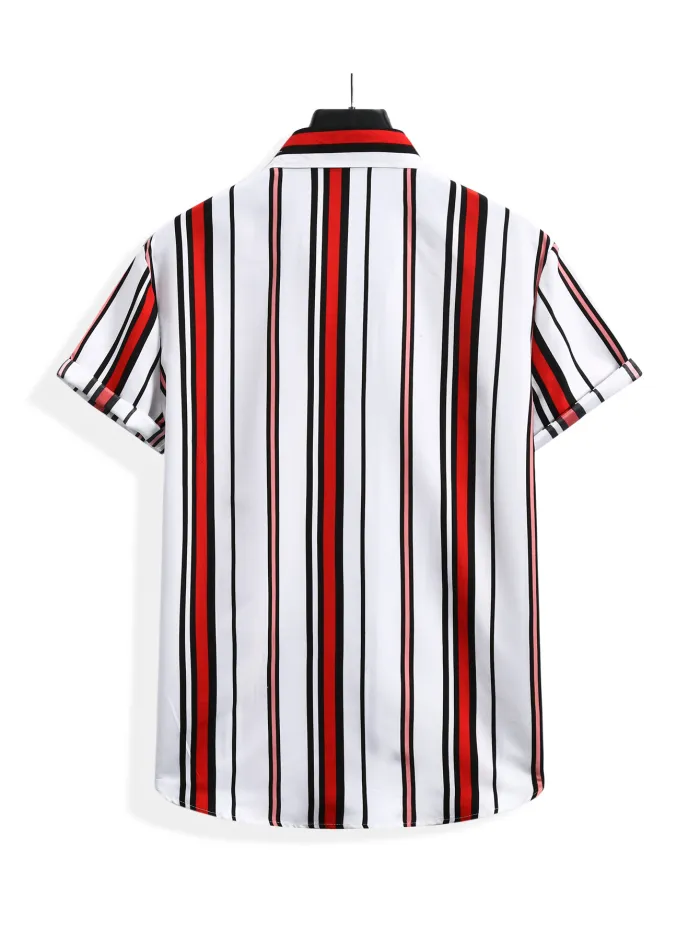 Mens Printed Holiday Short Sleeve Shirts