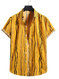 Mens Hawaiian Print Shirt