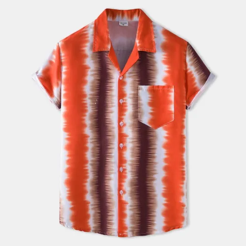 Hawaiian men's printed shirt