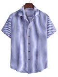 Men's Printed Basic Striped Shirts