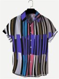 Regular Fit Short Sleeve Casual Shirt for Men