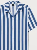 Cotton-Blend Shirt Collar Printed Shirts & Tops