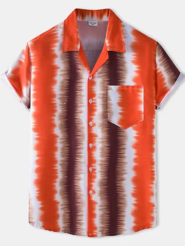 Hawaiian men's printed shirt