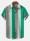 Cotton-Blend Printed Shirts & Tops