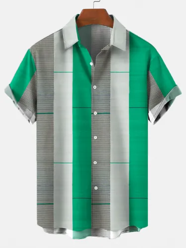 Cotton-Blend Printed Shirts & Tops