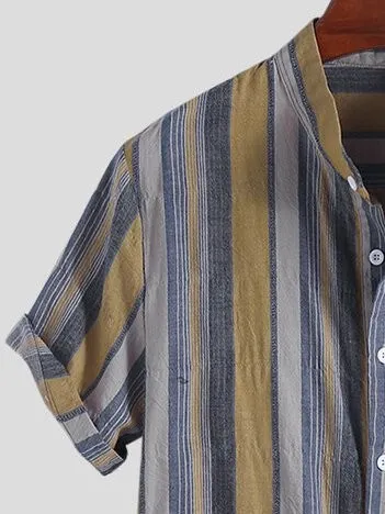 Men's Vintage Shirt Collar Shirts