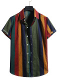 Mens Hawaiian Print Shirt