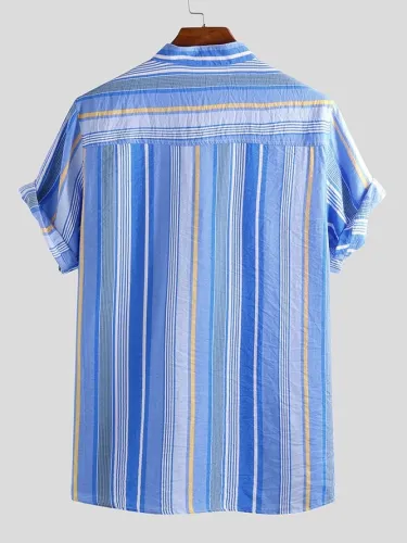 Men's Basic Shirt Collar Cotton Shirts