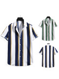 Mens Printed Holiday Short Sleeve Shirts
