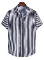 Men's Printed Basic Striped Shirts