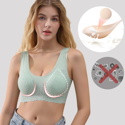3PCS/lot Latex Seamless Bra Women Push Up Underwear Cooling Gathers Shock-Proof Pad Female Intimate Fashion Comfortable Bralette