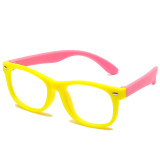 WarBLade New Anti Blue Light Kids Glasses Children Square Optical Frame Eyeware Boy Girls Computer Transparent Eyeglasses UV400    lakers