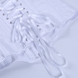 Sexy Solid Color Fitness Under Bust Waist Corset