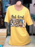 Casual Letter Short Sleeve Printed Shirts & Tops