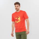 OUTLIFE GRAPHIC GEO RUNNER SS TEE M - SALOMON