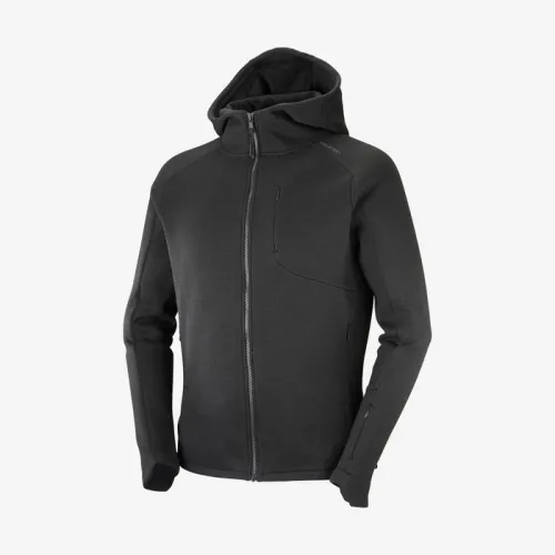 OUTLIFE TECH LS FZ MID HOODIE M - SALOMON