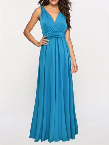 Sexy Charming Backless Wear Multiple Ways Evening Dress