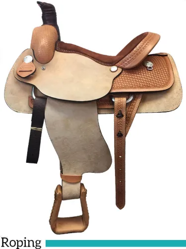 15  to 17  Dakota Roughout Roping Saddle 502