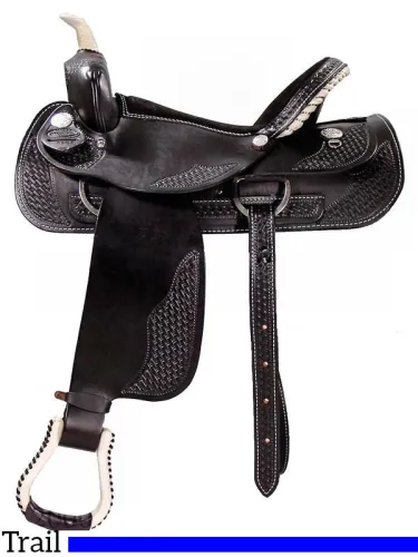 16  17  Dakota Black Trail Saddle 350