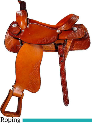 15  to 17  Dakota FQHB Roper Saddle 501