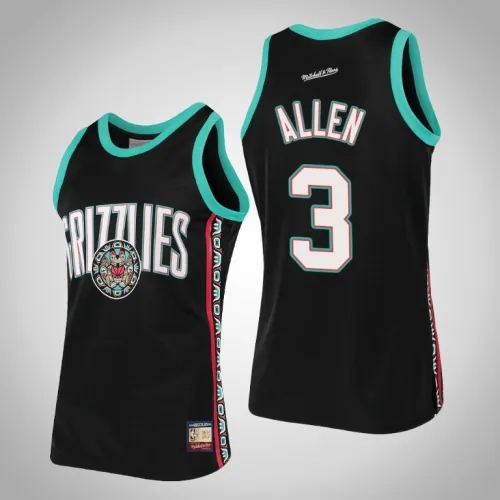 Grizzlies Grayson Allen Black Hardwood Classics Team Heritage Jersey