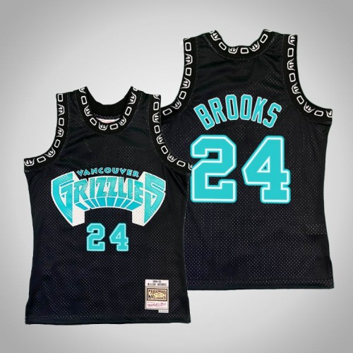 Grizzlies Dillon Brooks Black Hardwood Classics Jersey
