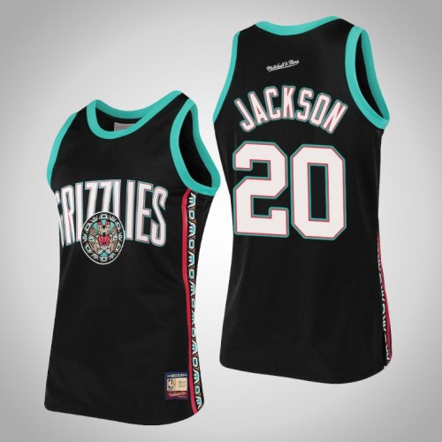 Grizzlies Josh Jackson Black Hardwood Classics Team Heritage Jersey