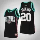 Grizzlies Josh Jackson Black Hardwood Classics Team Heritage Jersey