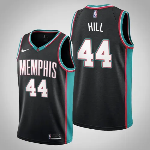 Grizzlies Solomon Hill Black 20th Classic Relocation Jersey
