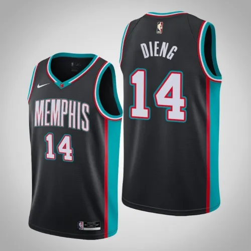 Grizzlies Gorgui Dieng Black 2020-21 Swingman Hardwood Classics Jersey