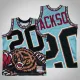 Grizzlies Josh Jackson Black Big Face Hardwood Classics Jersey