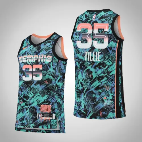 Grizzlies Killian Tillie Turquoise Select Series Jersey