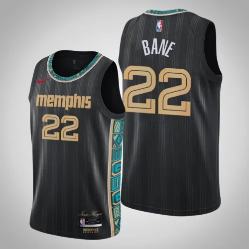 Grizzlies Desmond Bane Black 2020-21 Swingman City Jersey
