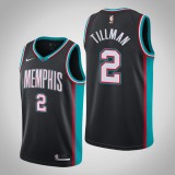 Grizzlies Xavier Tillman Black 2020-21 Swingman Hardwood Classics Jersey