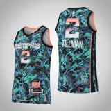 Grizzlies Xavier Tillman Turquoise Select Series Jersey