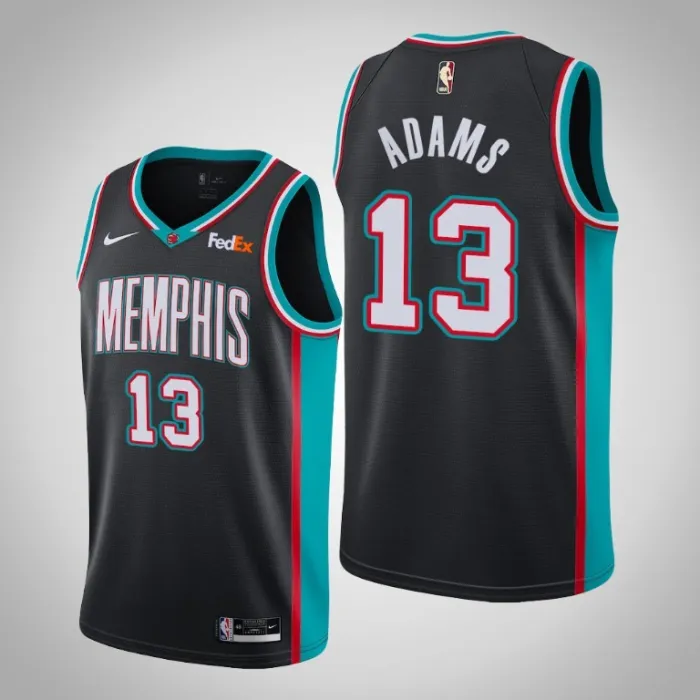 Grizzlies Steven Adams Hardwood Classics Jersey Black