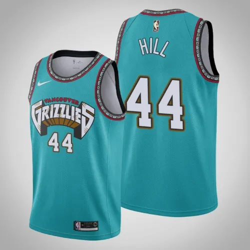 Grizzlies Solomon Hill Teal Retro Jersey 25th Vancouver