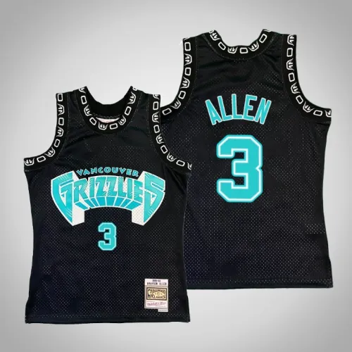 Grizzlies Grayson Allen Black Hardwood Classics Jersey