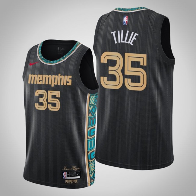 Grizzlies Killian Tillie Black 2020-21 Swingman City Jersey