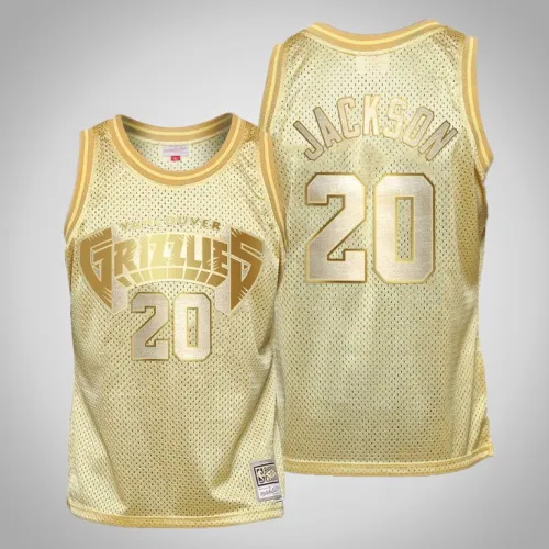 Grizzlies Josh Jackson Gold Midas SM HWC Limited Jersey