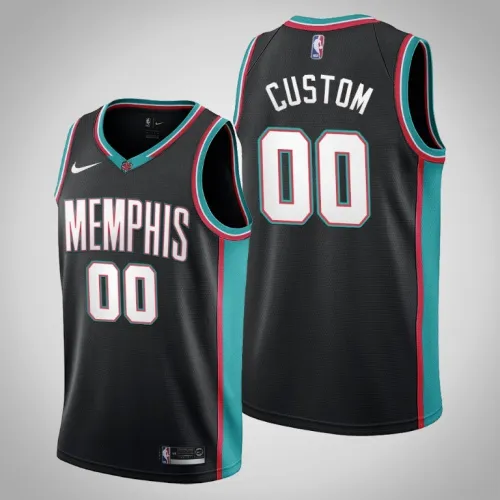 Grizzlies Custom Black 20th Classic Relocation Jersey