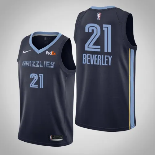 Grizzlies Patrick Beverley Icon Edition Jersey Navy