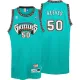 Bryant Reeves Grizzlies #50 Big Country Throwback Cyan Teal Jersey