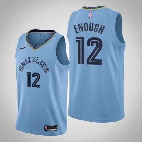 Statement Grizzlies Ja Morant Enough Jersey Blue