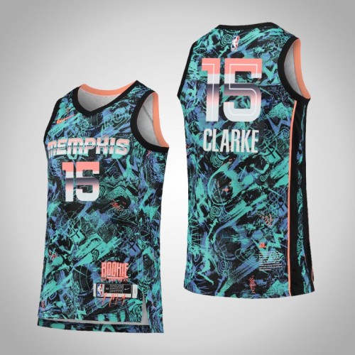 Grizzlies Brandon Clarke Turquoise Select Series Jersey