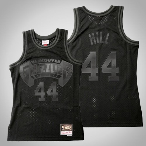 Grizzlies Solomon Hill Black Tonal Hardwood Classics Jersey