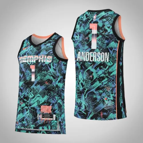 Grizzlies Kyle Anderson Turquoise Select Series Jersey