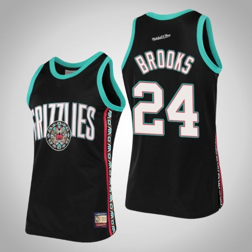 Grizzlies Dillon Brooks Black Hardwood Classics Team Heritage Jersey