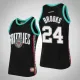 Grizzlies Dillon Brooks Black Hardwood Classics Team Heritage Jersey