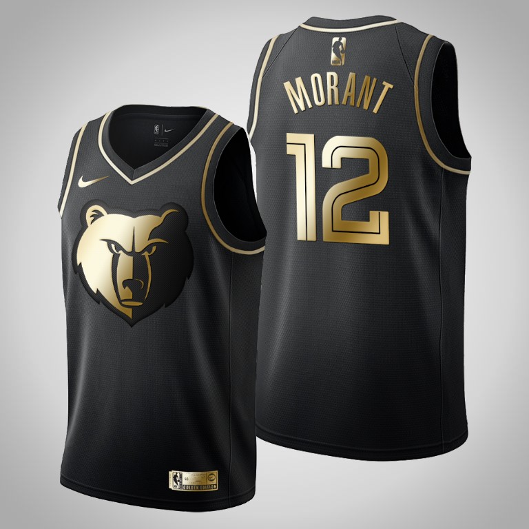 grizzlies black and gold jersey